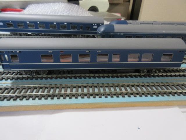 国鉄 20系 特急形客車 4両セット HOゲージ (金属・カツミ製）