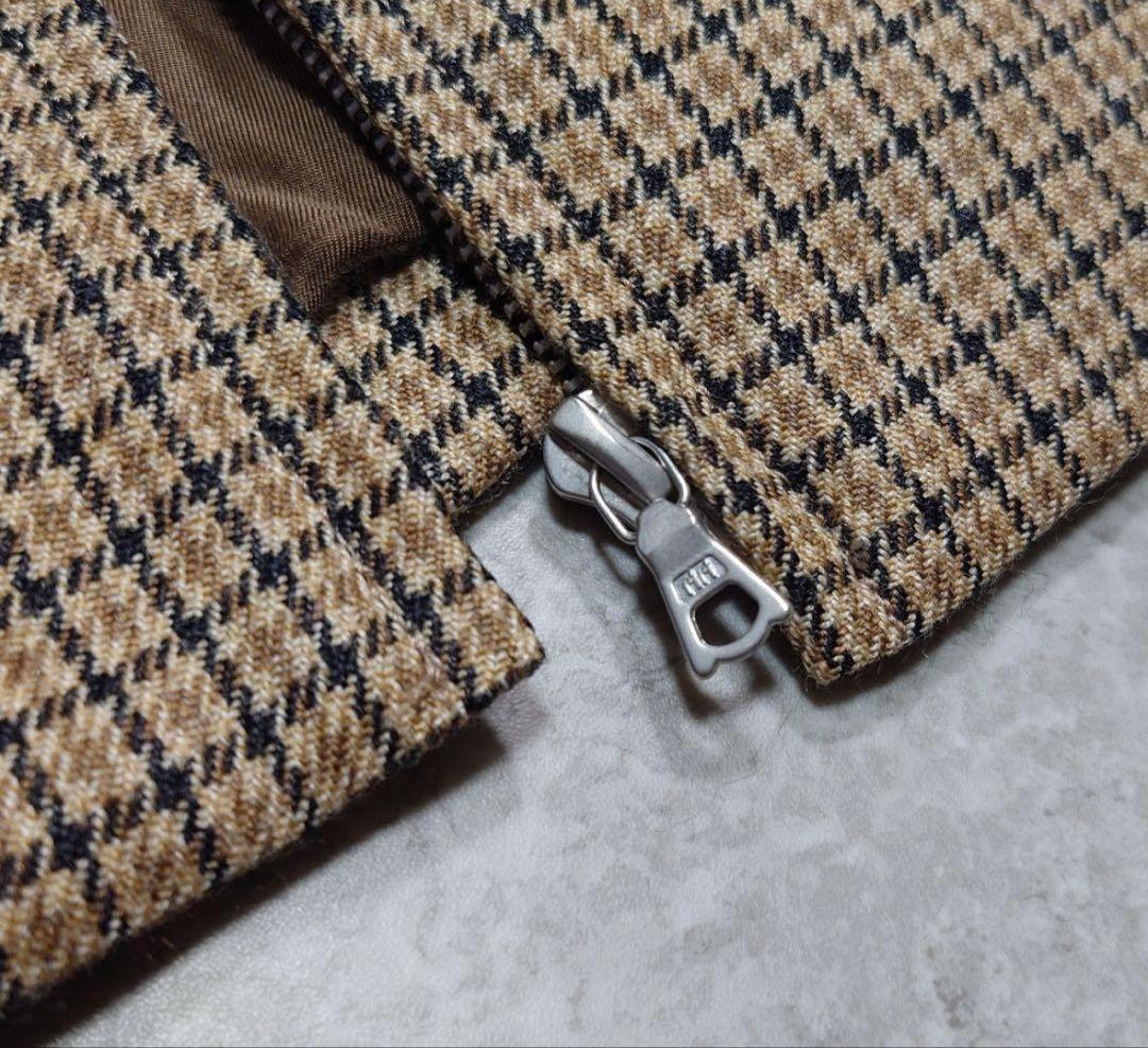 ジャケット・アウター 17AW DOUBLE FACE CHECK ZIP BLOUSON