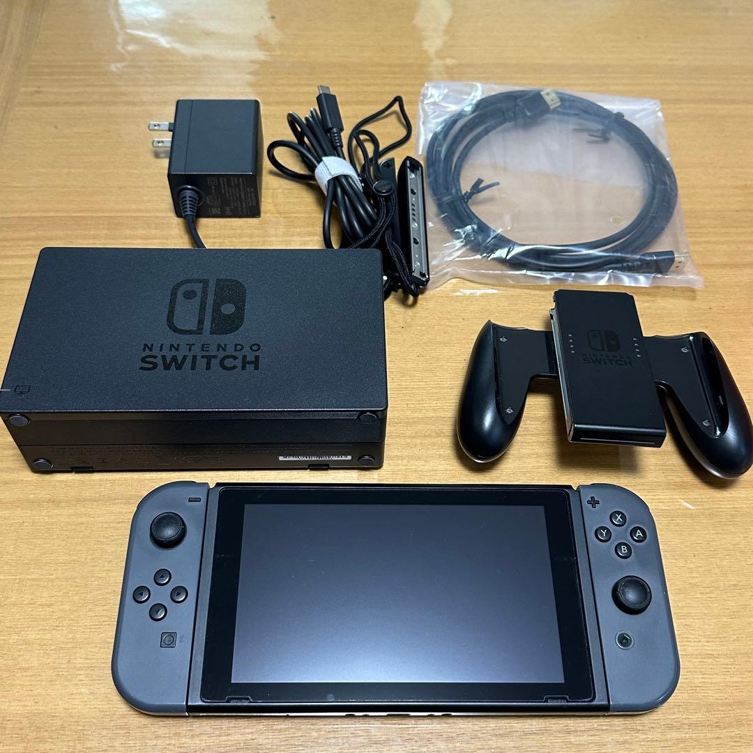 Nintendo Switch 本体 グレー 箱あり