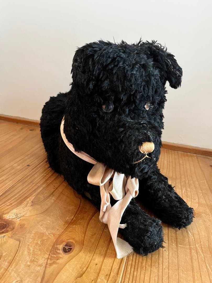 アンティーク　犬　ぬいぐるみ　フランス　蚤の市