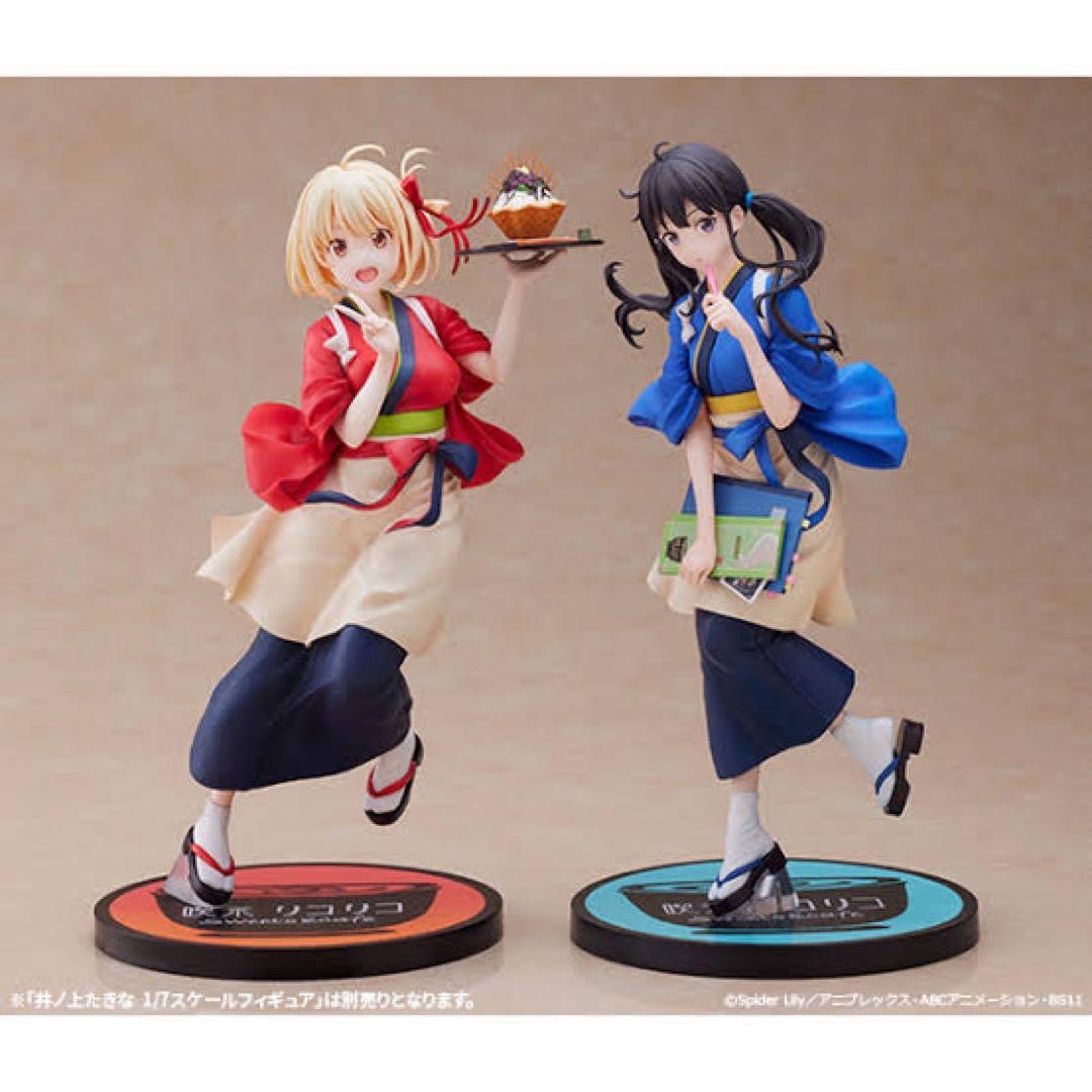 新品アニプレックス 錦木千束・井ノ上たきな 1/7フィギュア リコリス・リコイル