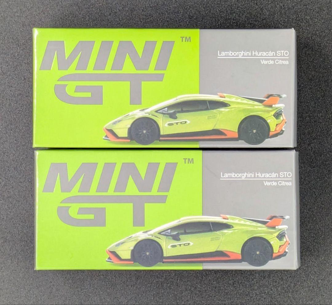 ミニカー MINI GT Lamborghini Huracan STO Verde