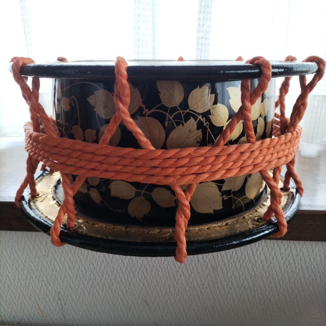 岡田屋布施　締太鼓　ハードケース付き　中古品
