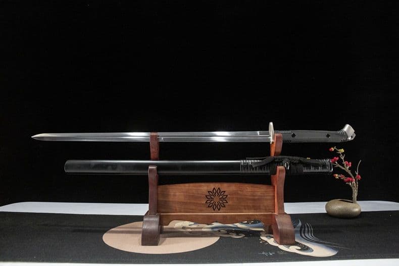 戦術 長剣 古兵器 武具 護身工具 装飾用 手鍛造打 冷兵器 鋼剣 武蔵