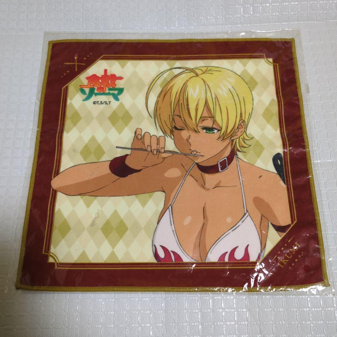 食戟のソーマ　水戸郁魅　にくみ　マイクロファイバーミニタオル　ハンカチ