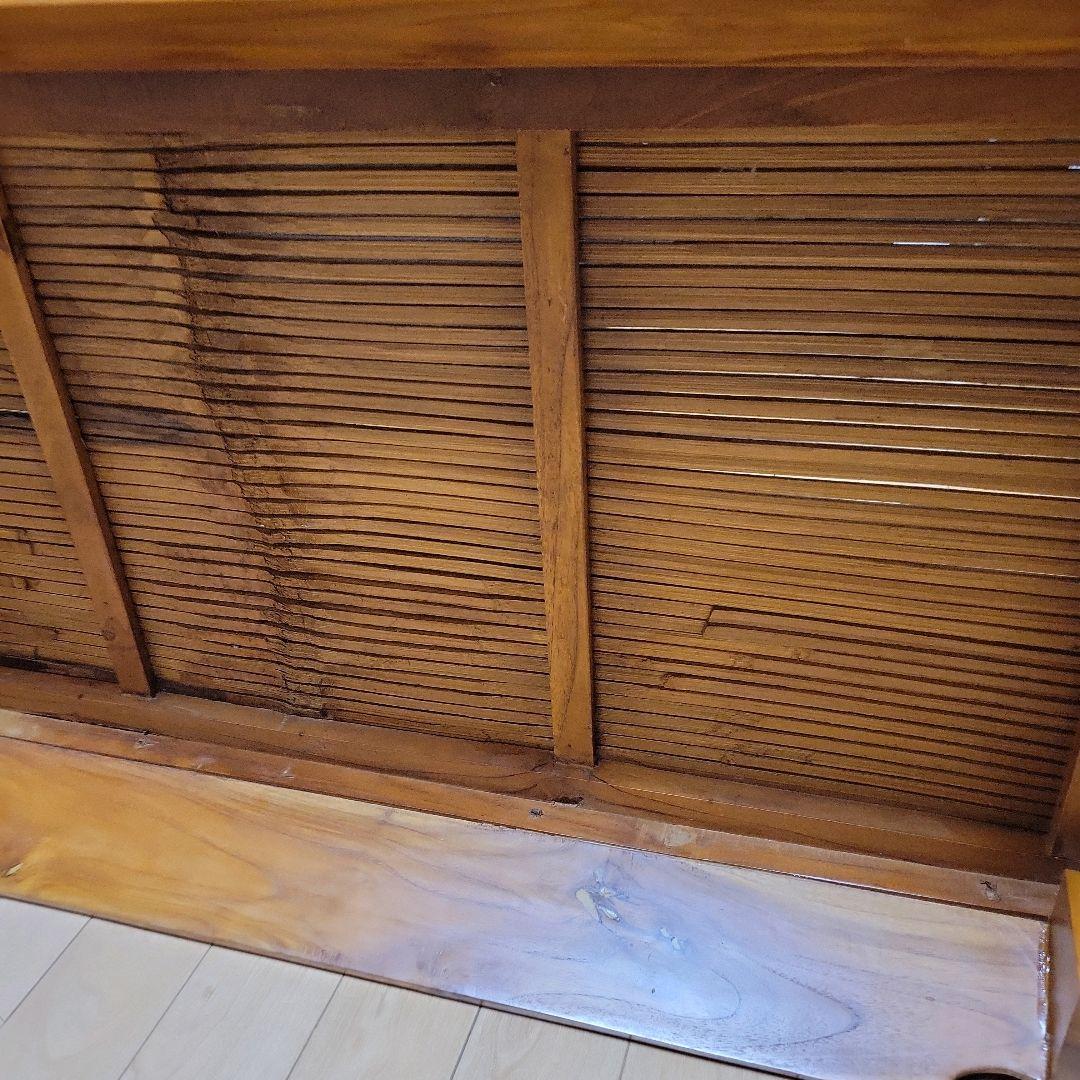 アジアン家具 オピウム ローテーブル 座卓 木製 竹 古民家家具