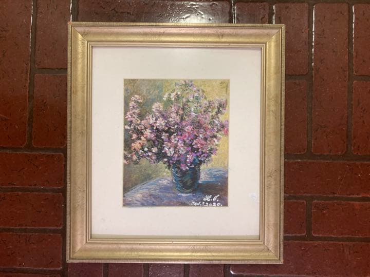 幻想画、空飛ぶ画家糸川裕志の静物画、花