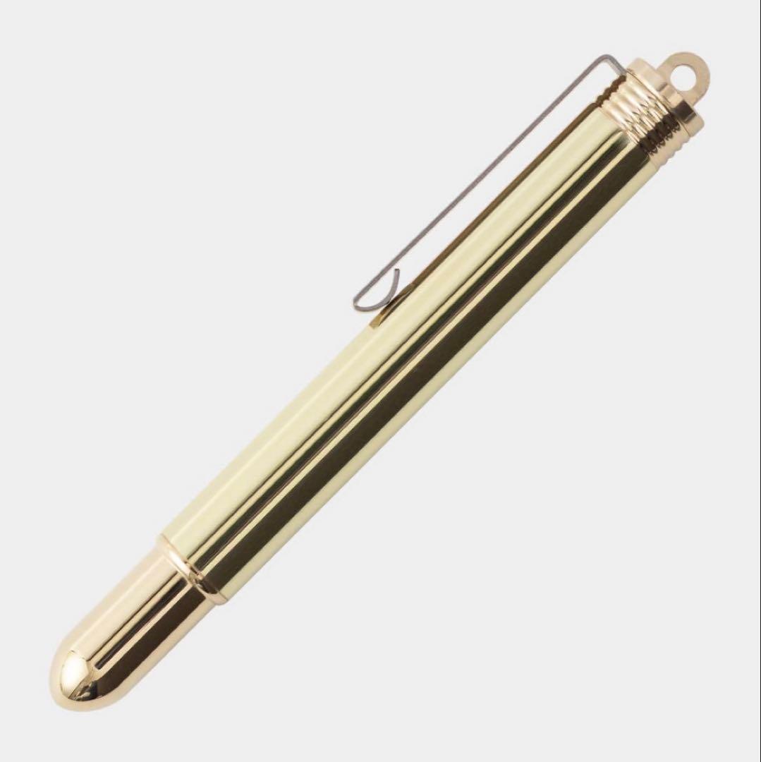 Travelers Company Solid Brass 万年筆　真鍮無垢