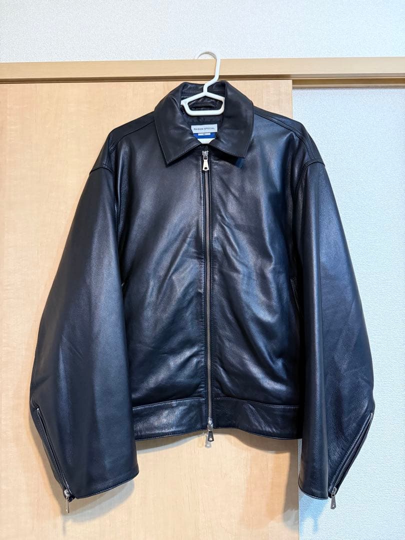 メゾンスペシャル　シープレザーシングルライダース