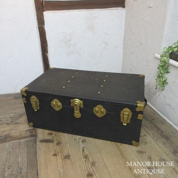 イギリス アンティーク 家具 トランク 収納ボックス 収納 店舗什器 6998c
