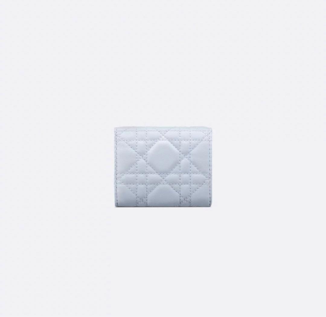 【新品未使用】 DIOR ウォレット 三つ折り財布 シャツブルー 限定品