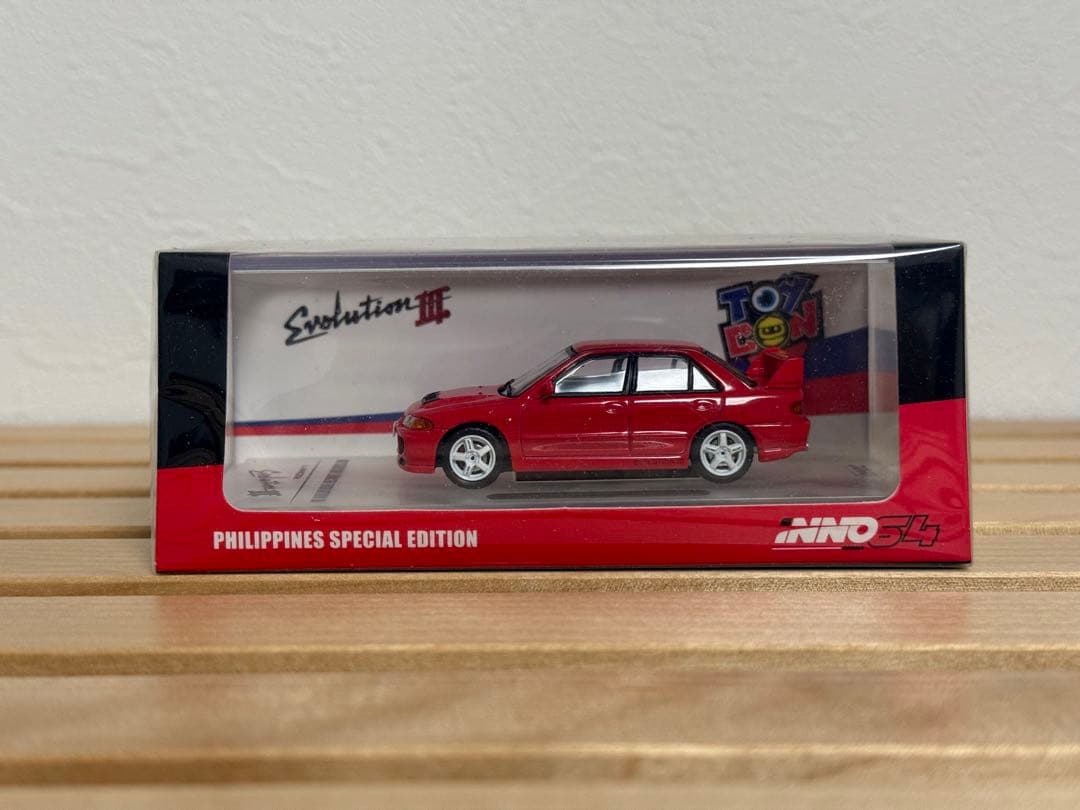 INNO64 1/64 Evolution III フィリピン特別版 赤
