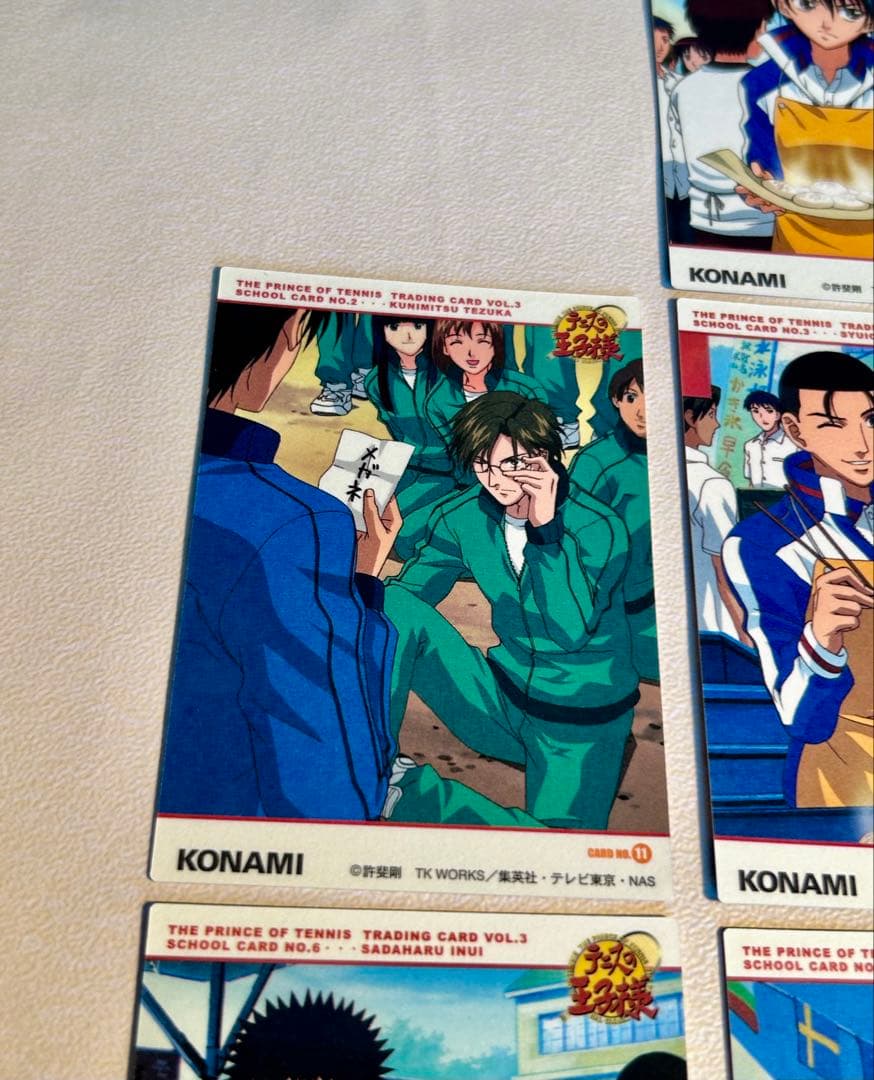 テニスの王子様 トレーディングカード スクールカード 7枚セット