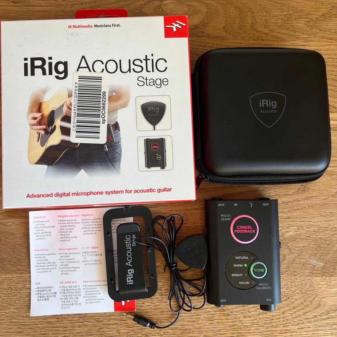 美品 iRig Acoustic Stage アコギ用マイク&プリアンプ