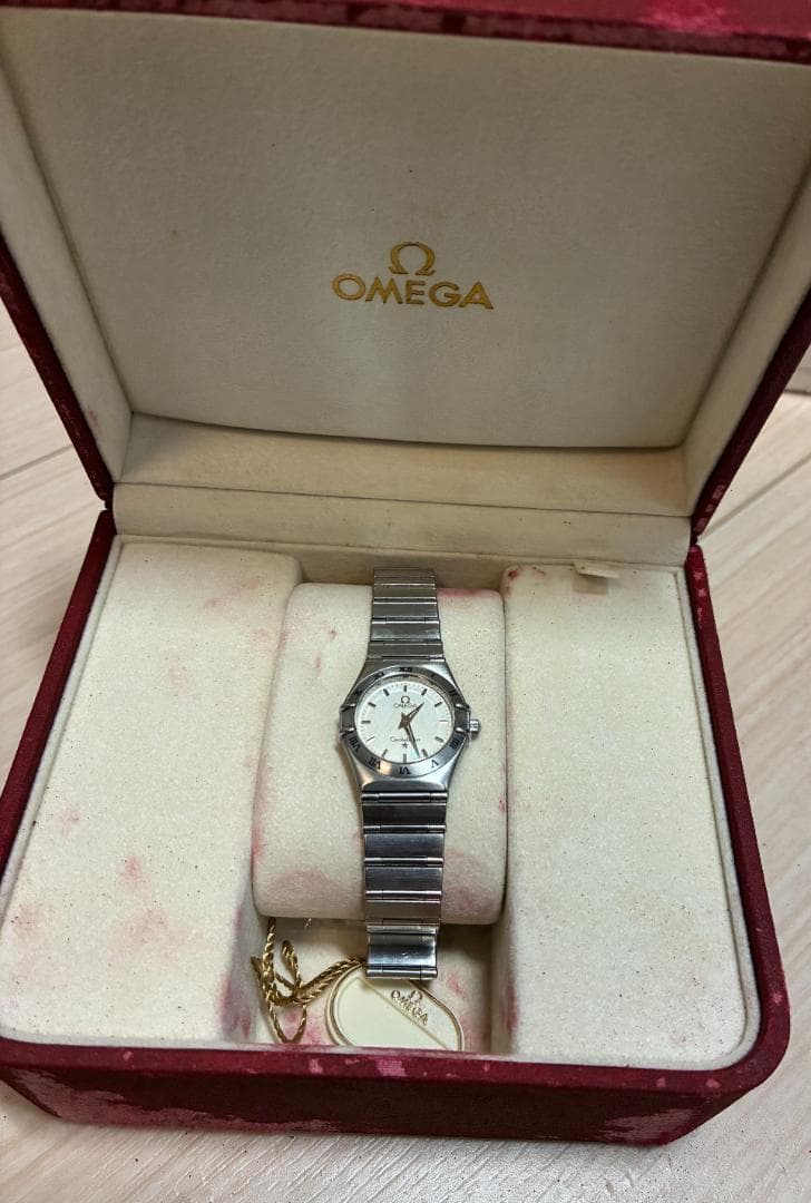 オメガ 腕時計 レディース コンステレーション ジャンク 電池切れ