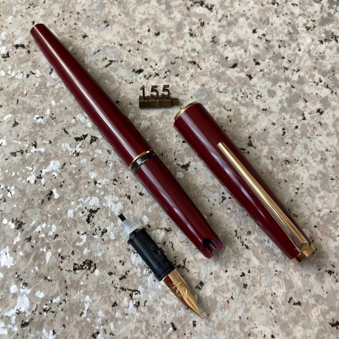 #155 オーバーホール済み 万年筆 モンブラン MONTBLANC 14k
