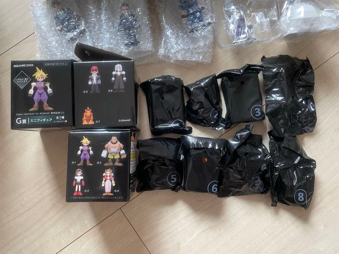 FF7 ファイナルファンタジー7 くじ G賞 D賞フルセット