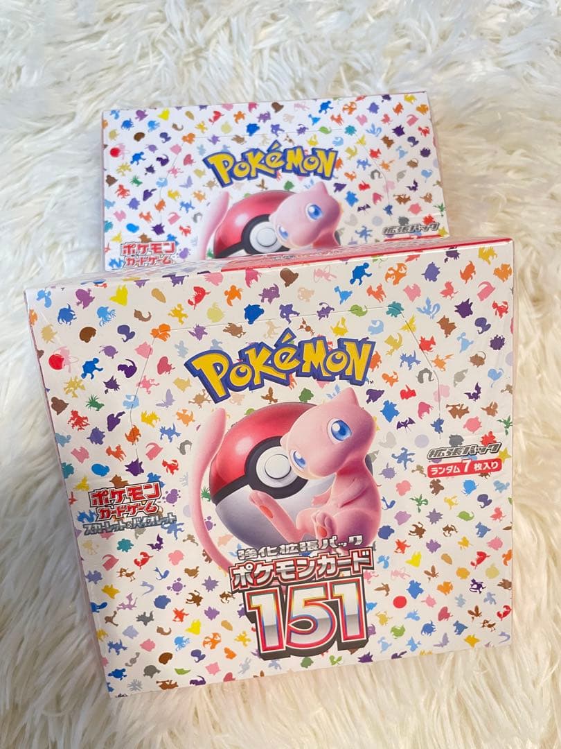 【2箱】ポケモン カード 151 シュリンク付き 1BOX