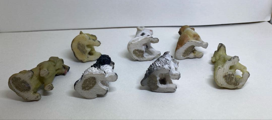 犬 陶器 ミニ置物 セット