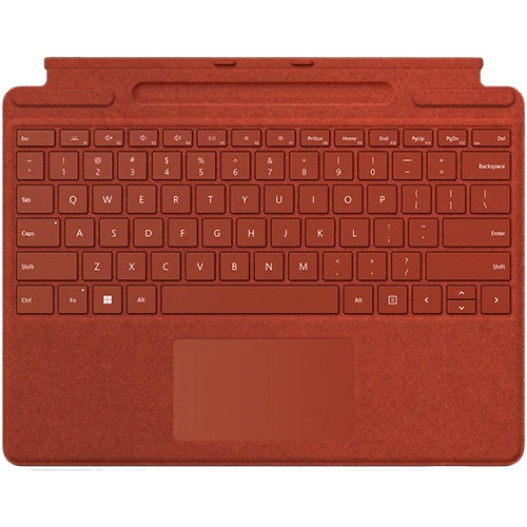 ほぼ未使用！Surface Pro Signatureキーボード レッド
