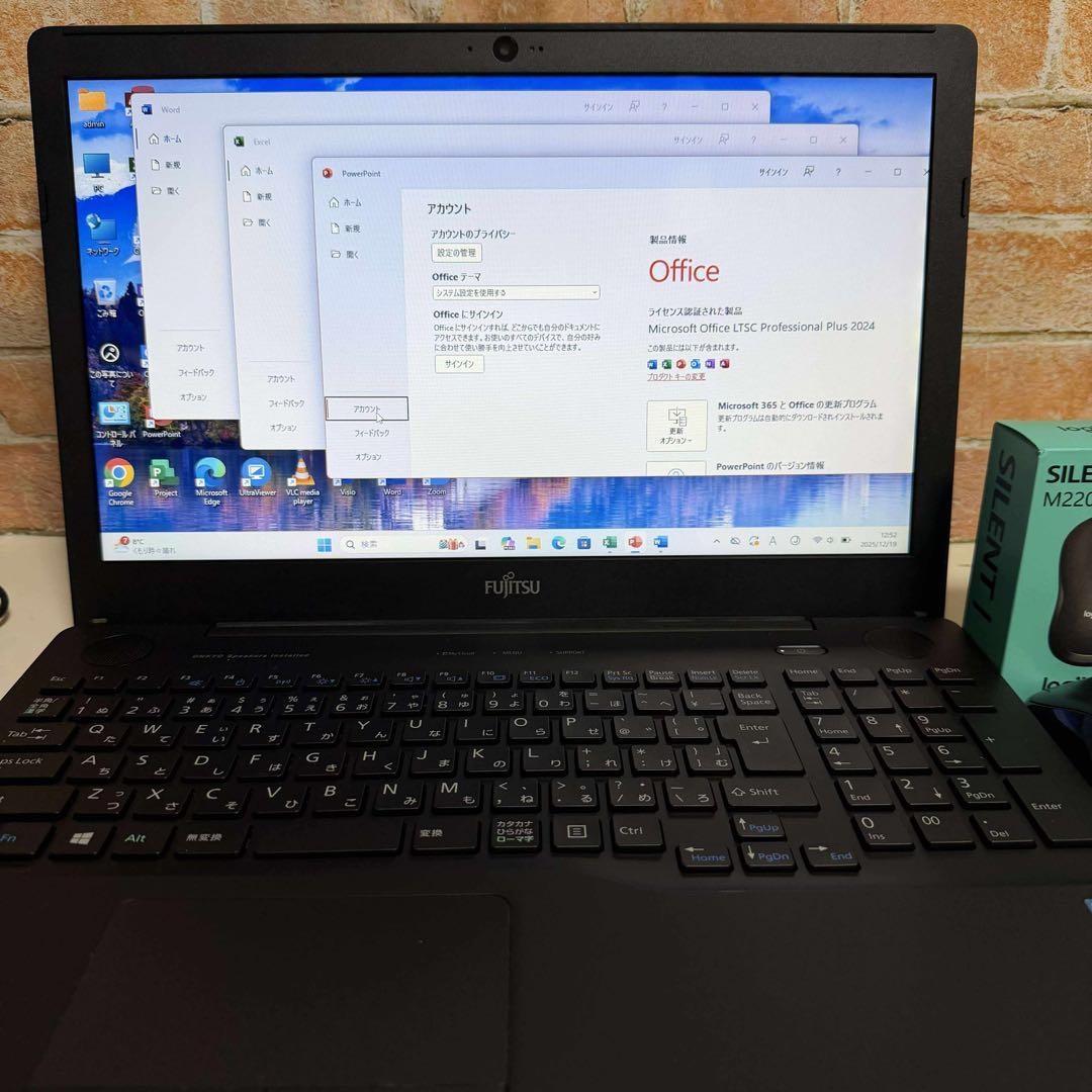 富士通ノート PC 高速起動SSD メモリ8GB Windows11 オフィス付