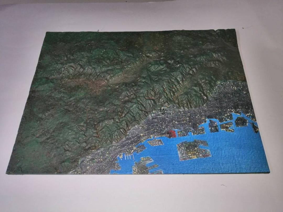 六甲山　山岳模型　神戸　　ケースサイズ319mm×240mm×61mm