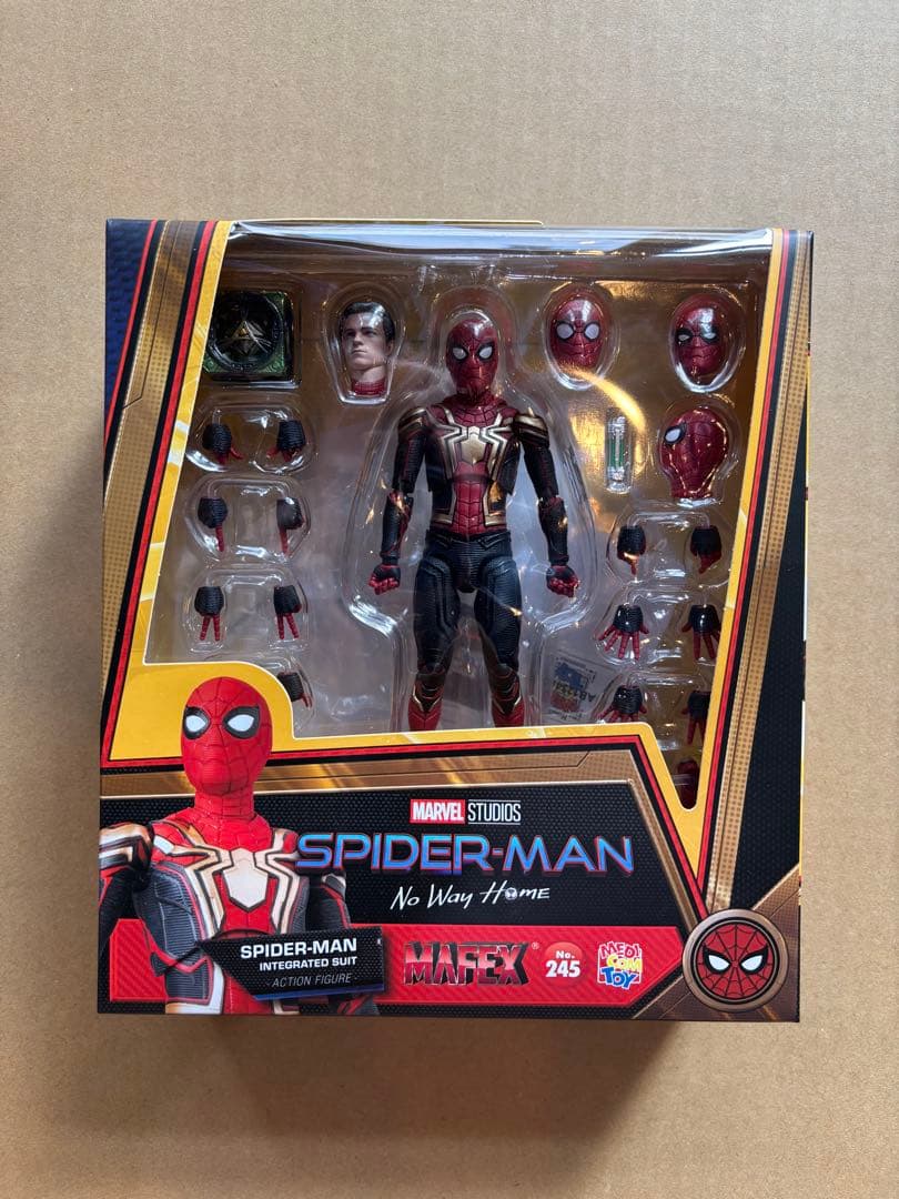 アメコミ MAFEX No.245 SPIDERMAN INTEGRATED SUIT c