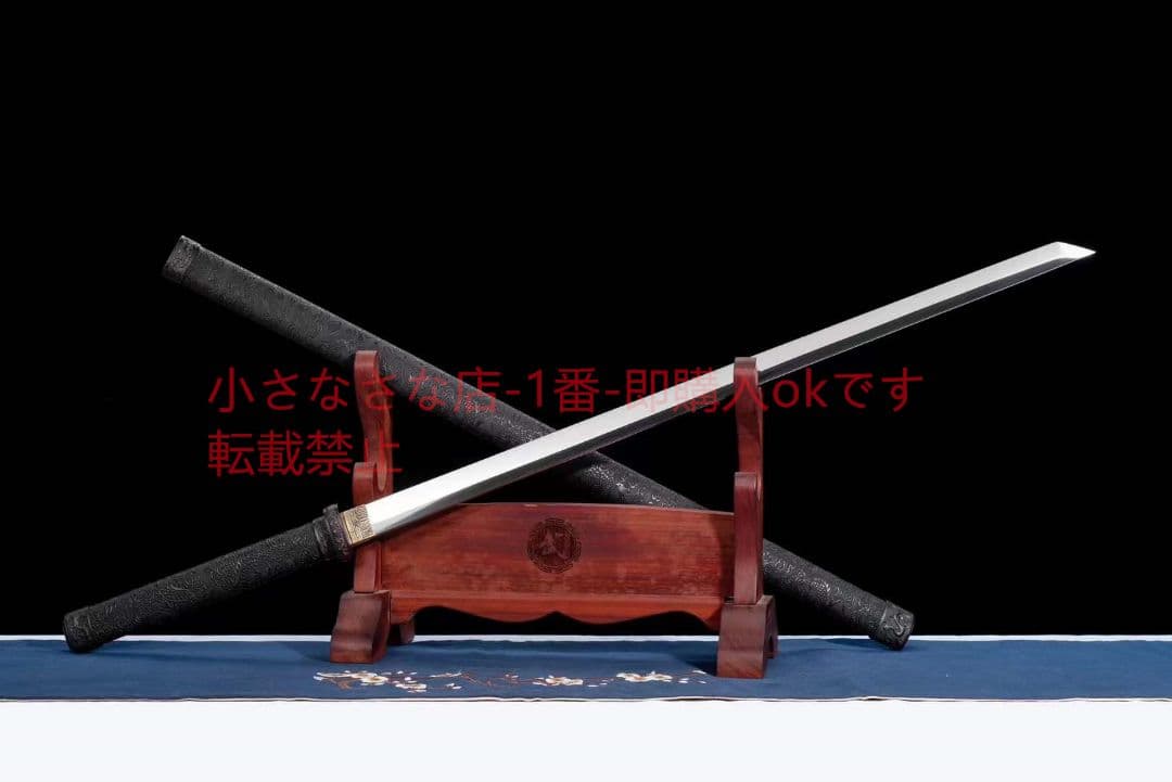 『素装鏡面唐刀』古兵器 武具 刀装具 日本刀 模造刀 居合刀