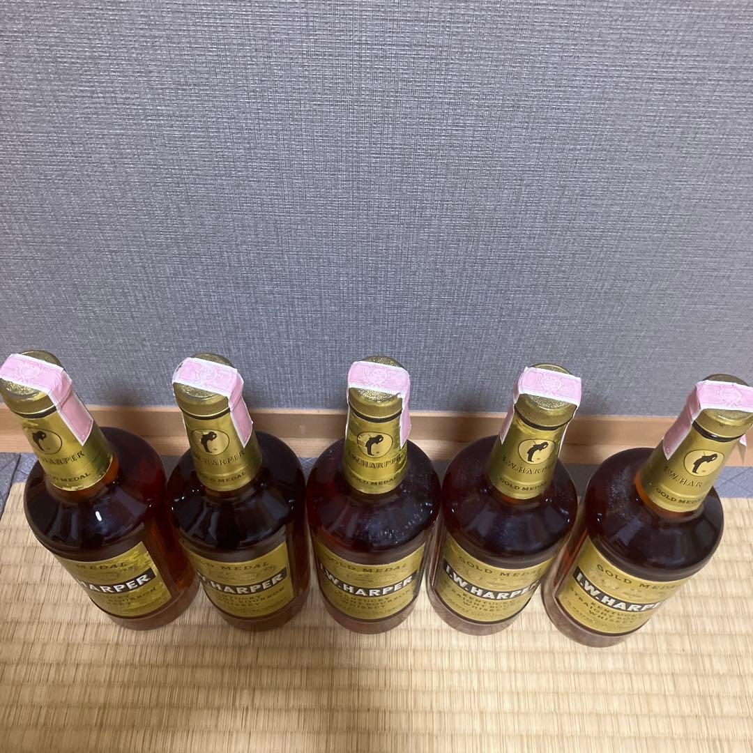I.W. HARPER ウイスキー オールドボトル5本セット