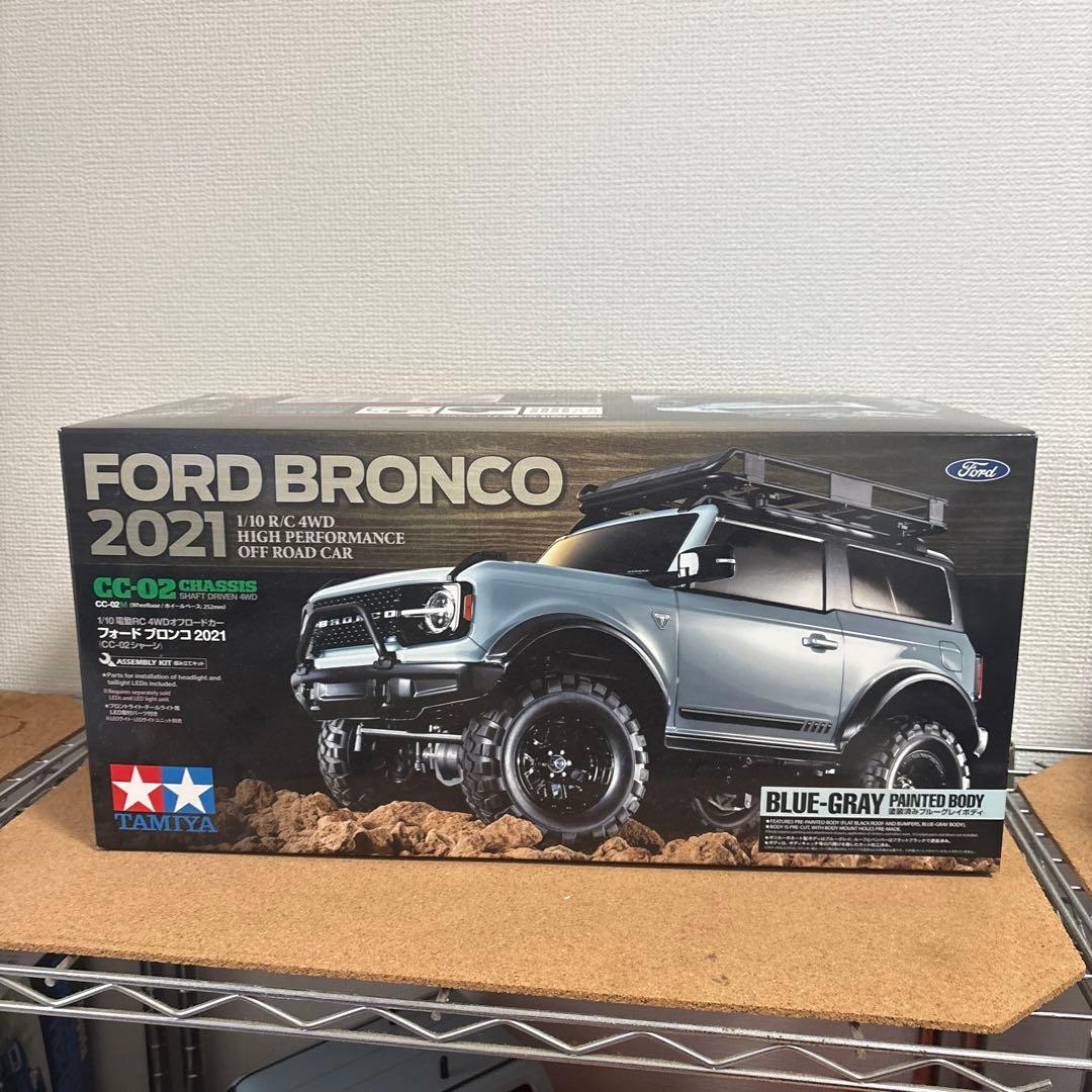 タミヤ CC-02 フォードブロンコ LEDライトユニット付き