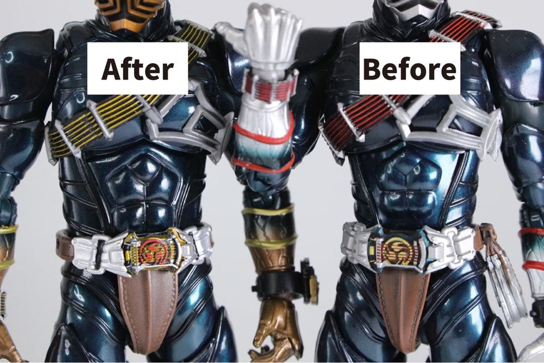 【新品】フィギュアーツ真骨彫用　仮面ライダー響鬼系改造腹部　響鬼10周年版用