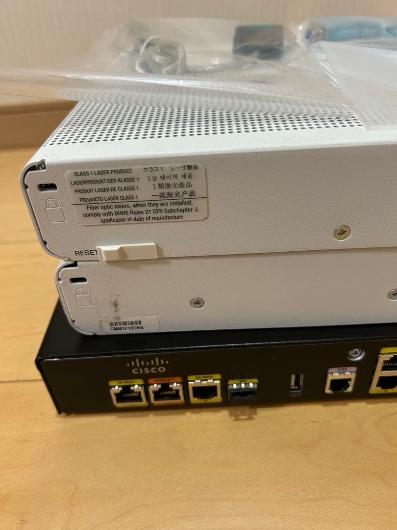 【CCNA、CCNP】静音セット ルータ、Cisco L3、L2スイッチ2960