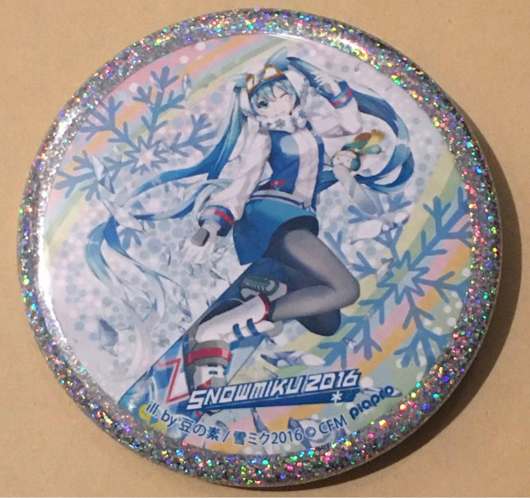 初音ミク 缶バッジ  MIKU 雪ミク 2016 缶バッジ