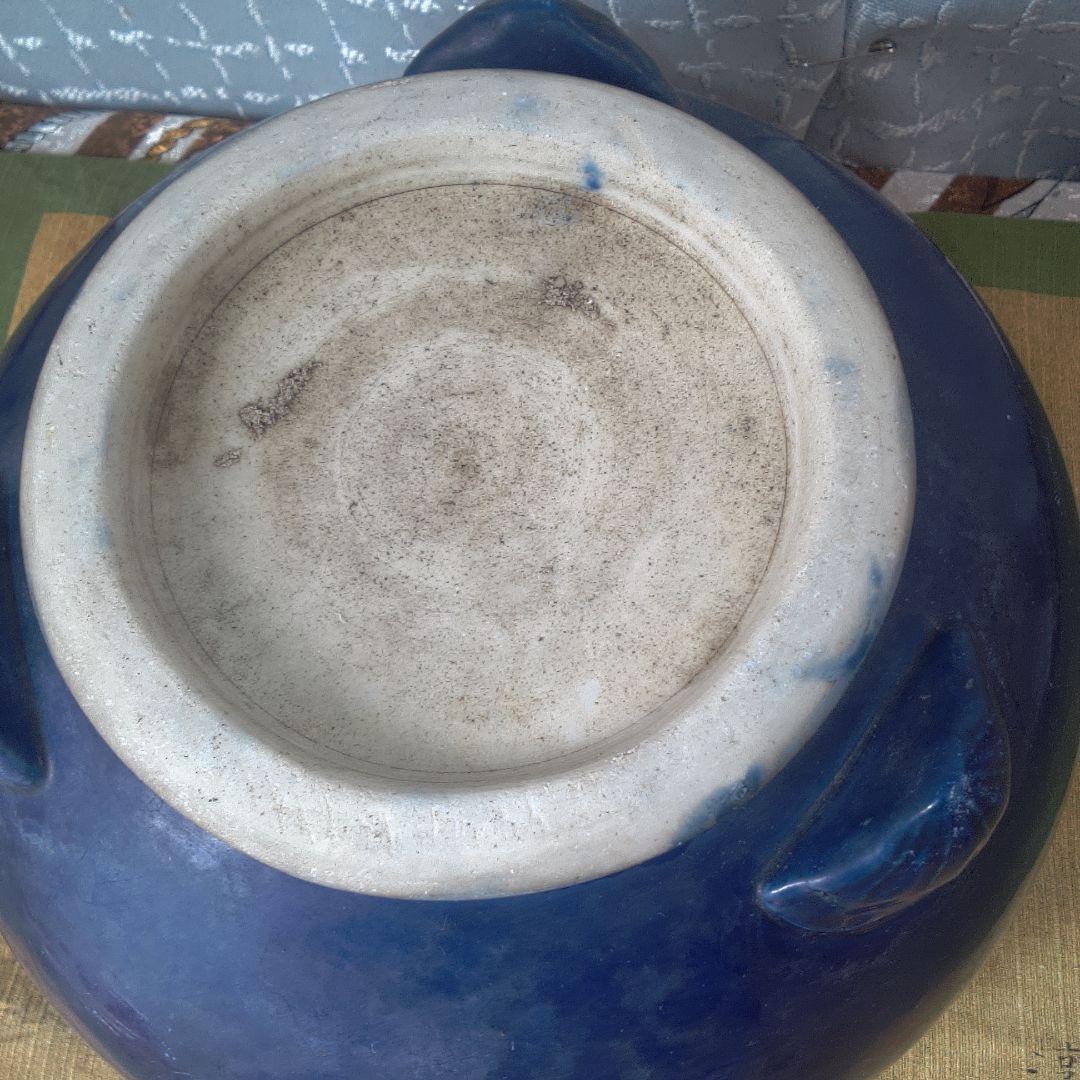 中国美術？ 香炉 中国 骨董 藍釉 青釉 瑠璃釉 伊万里？