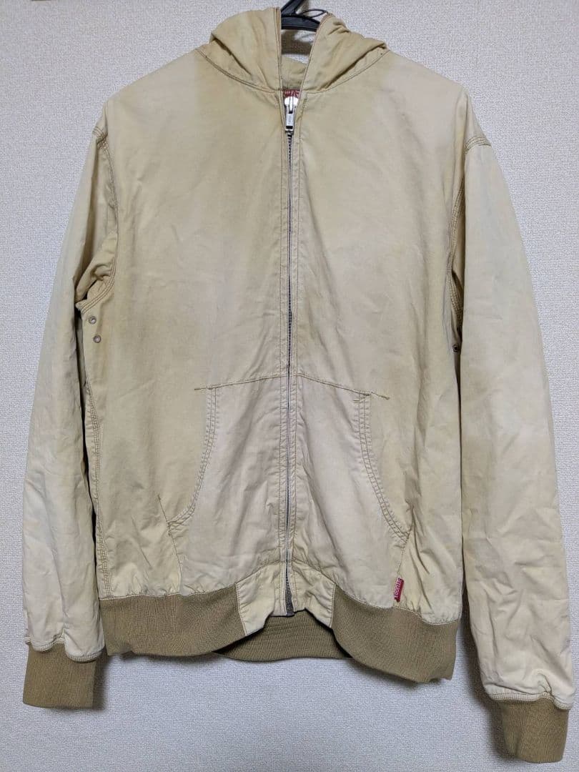 OLD STUSSY アクティブジャケット フェード ダメージ 古着