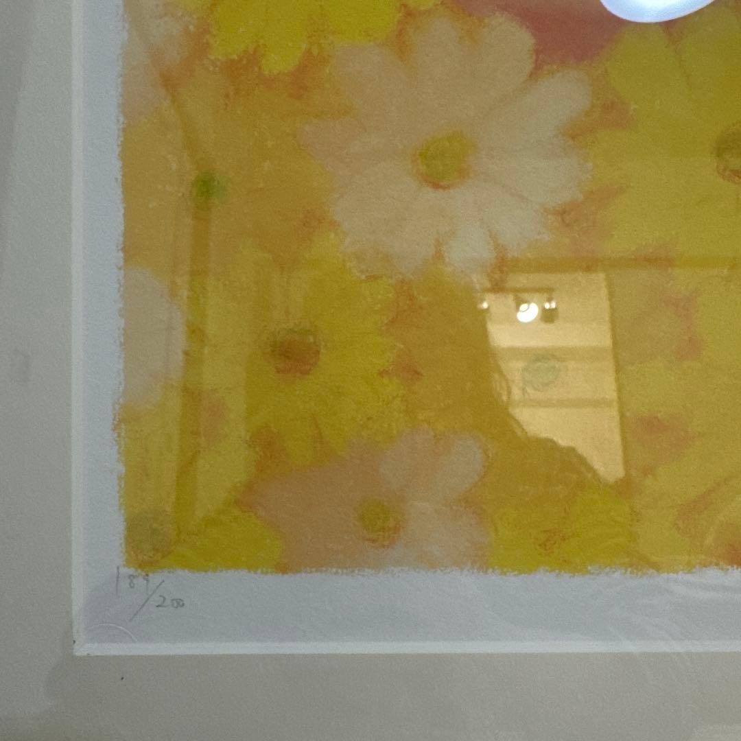 ふうか！ ジクレー版画　天使のいる季節　花色の天使　渡辺宏　本付き