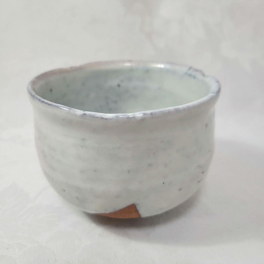 三輪　栄造　作　　白萩茶碗