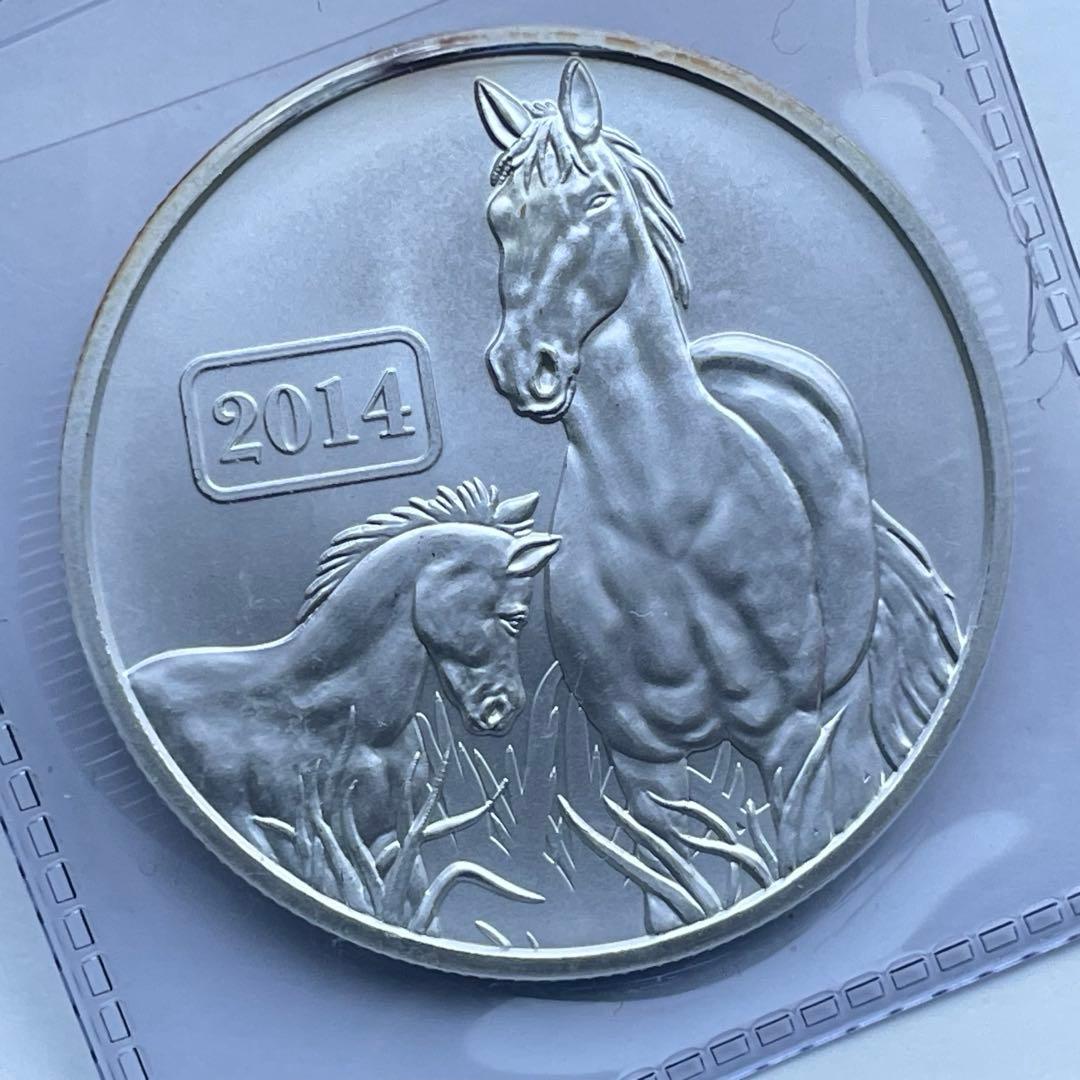 TOKELAU YEAR OF THE HORSE 銀貨2014 SILVER