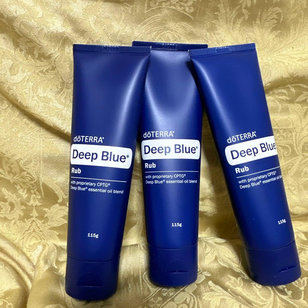 【ぽぽっぽ】dōTERRA Deep Blue Rub 115g 3本