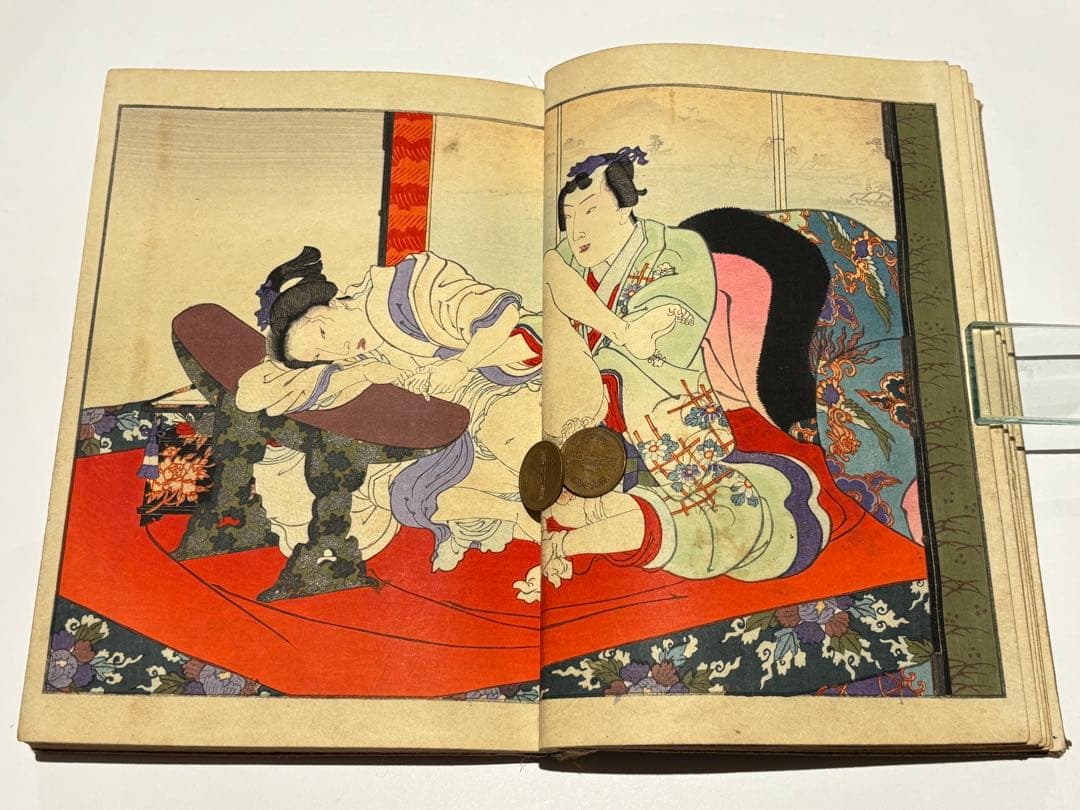 「艶姿娛集余情」楊洲周延画 明治初期刊 揃3冊|艶本 春画 浮世絵 和本