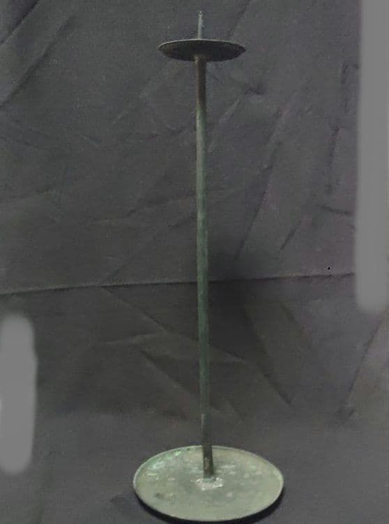 燭台　銅製　大型　高さ約59cm　キャンドルスタンド　アンティーク　骨董　ウラ1