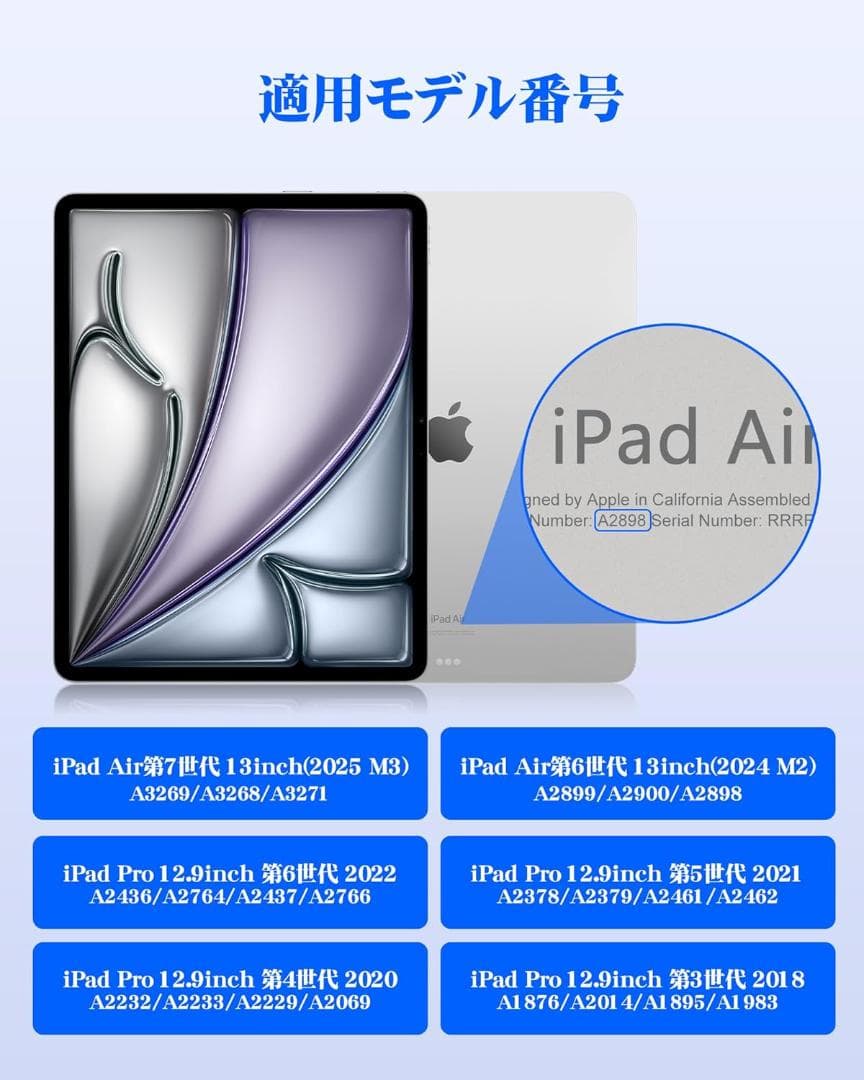 BETTDOW マジックキーボード iPad Air7 Air6(M2)