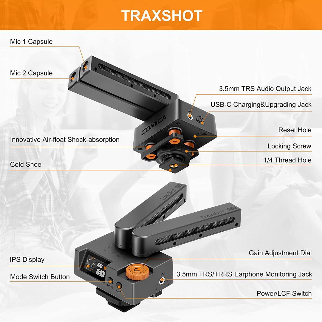 Comica Traxshot ショットガンマイク 外付けマイク