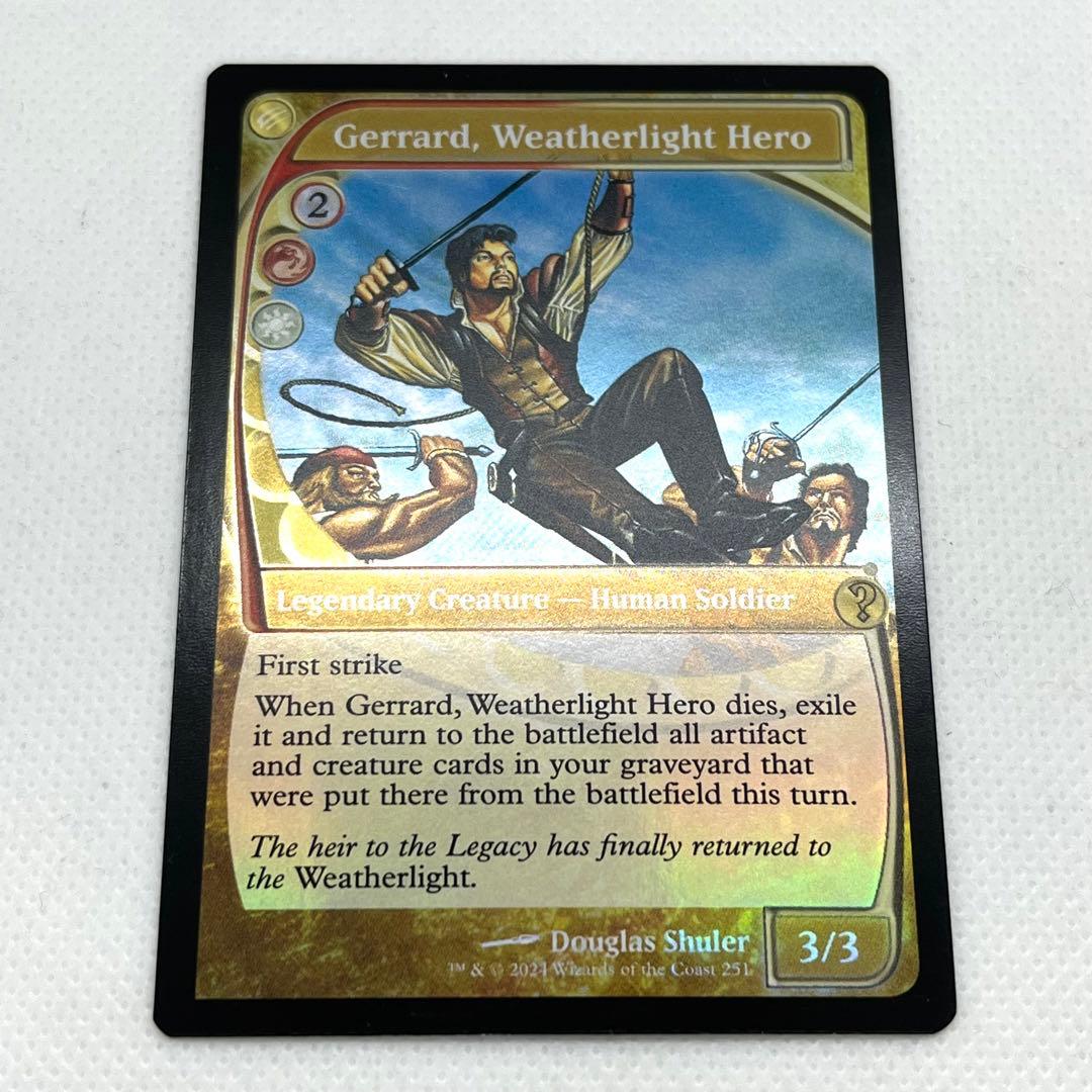 ウェザーライトの英雄、ジェラード　FOIL 未来予知枠　英語　MTG