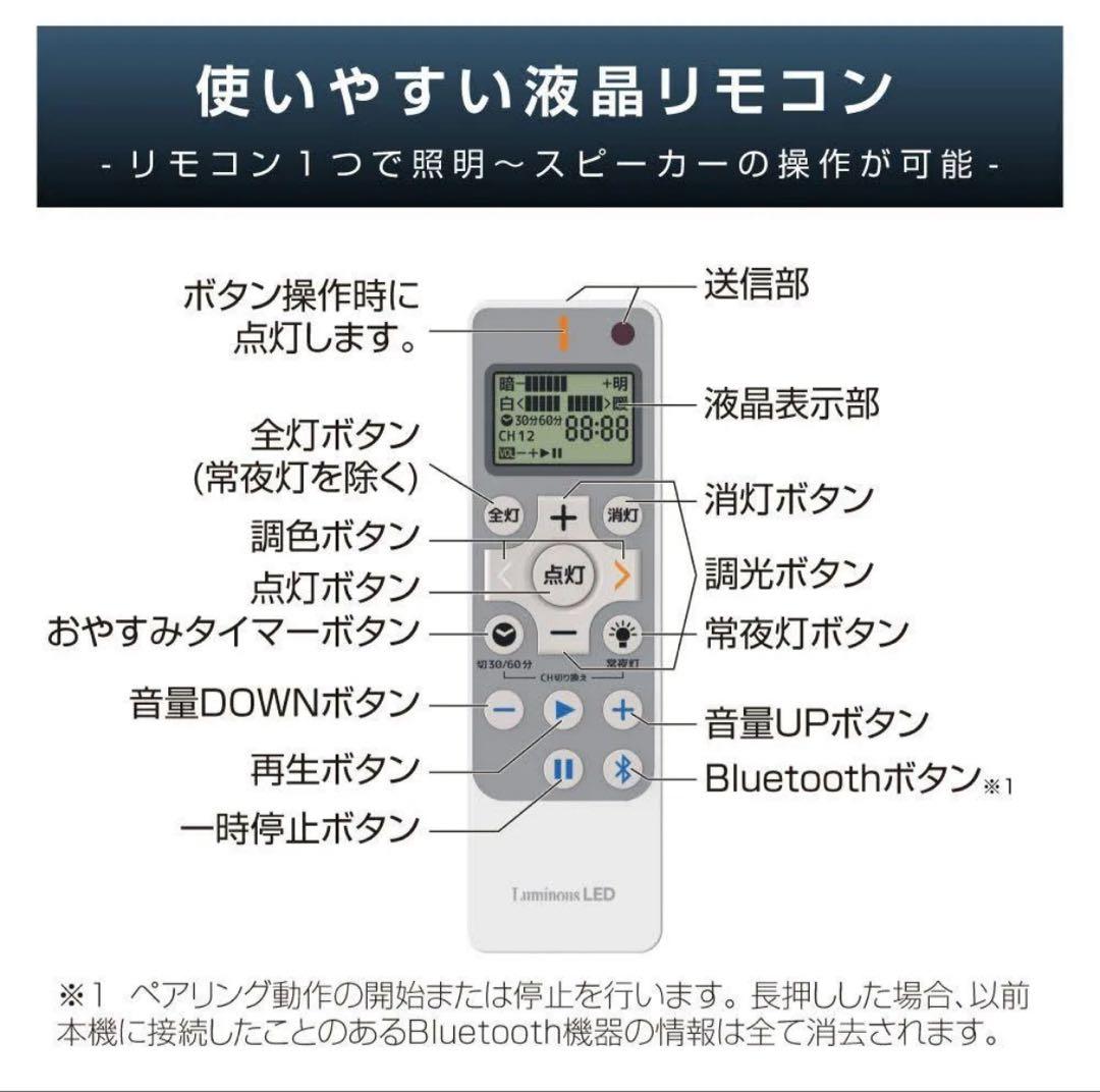 【新品•未使用】ドウシシャ スピーカー搭載 シーリングライト OS-W08DS