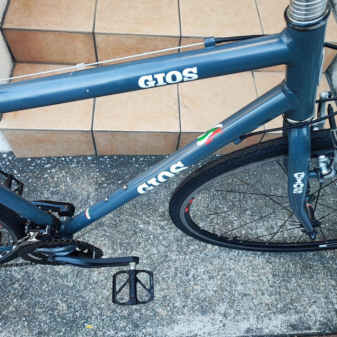 福岡発 整備済 GIOS MISTRAL ミストラル グレー クロスバイク 52