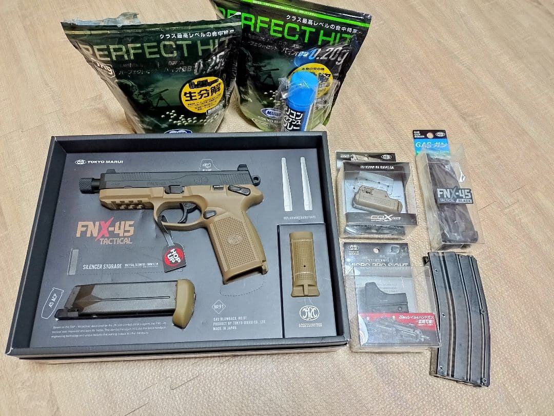 東京マルイ FNX-45 TACTICAL ガスブローバック他　欠品故障なし！！