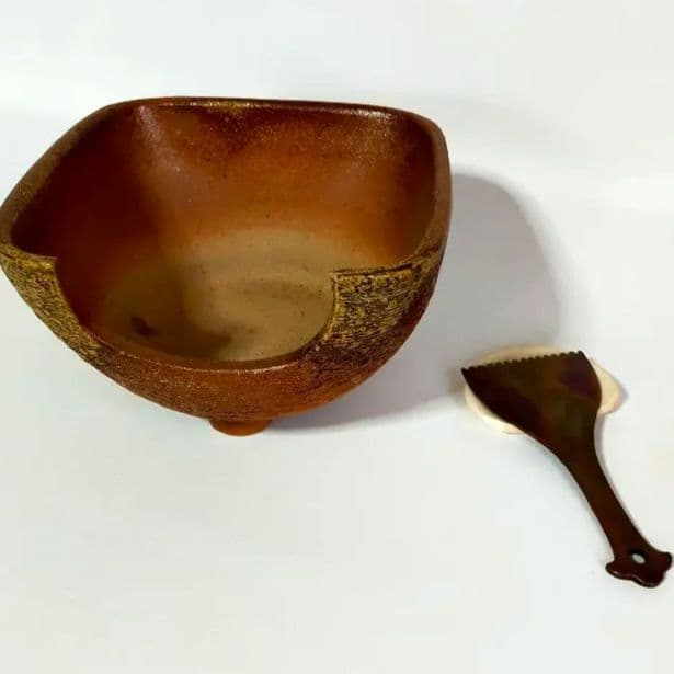 風炉　炭斗　炭入れ　茶道具　灰ならし　ならし置き