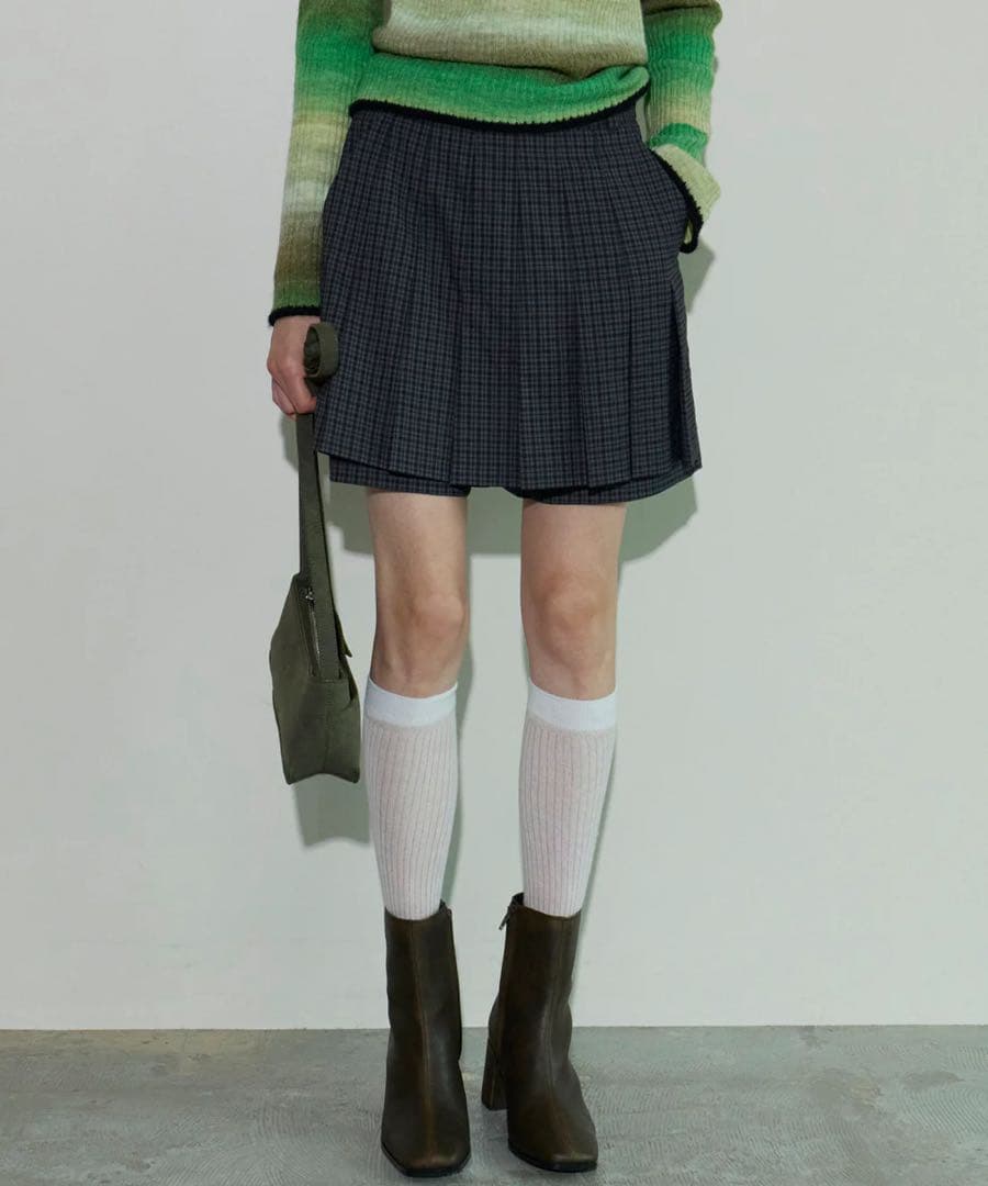 パンツ MAISON SPECIAL Pleats Culotte Skirt