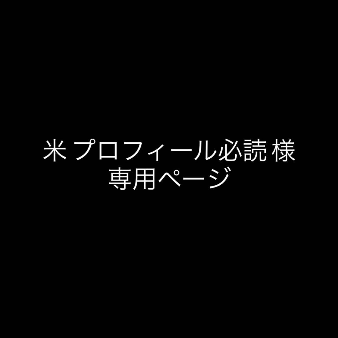 米 プロフィール必読 ページ